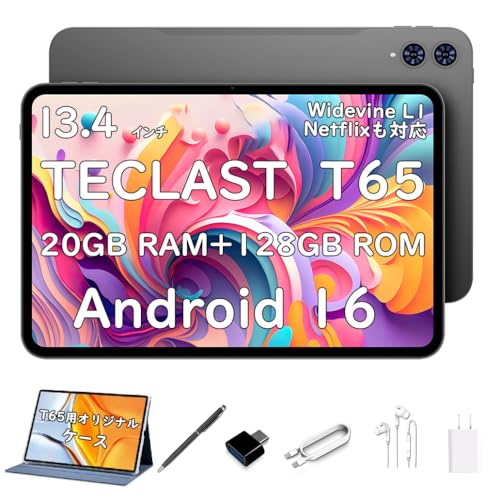 Amazon.co.jp: 【2026最新 Android 16】TECLAST T65 13.4インチ